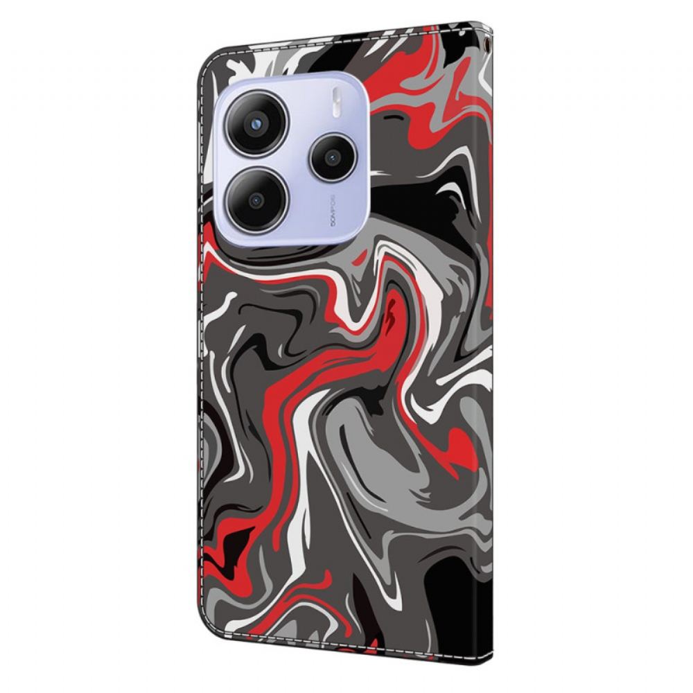 Peněženková Pouzdra Xiaomi Redmi Note 14 4g Kryty Na Mobil Umělecký Vzor