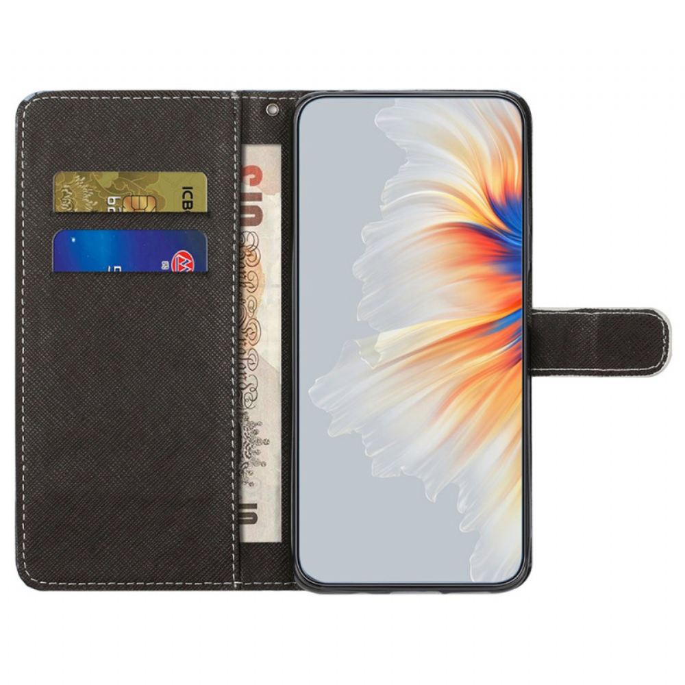 Peněženková Pouzdra Xiaomi Redmi Note 14 4g Černé Kočky