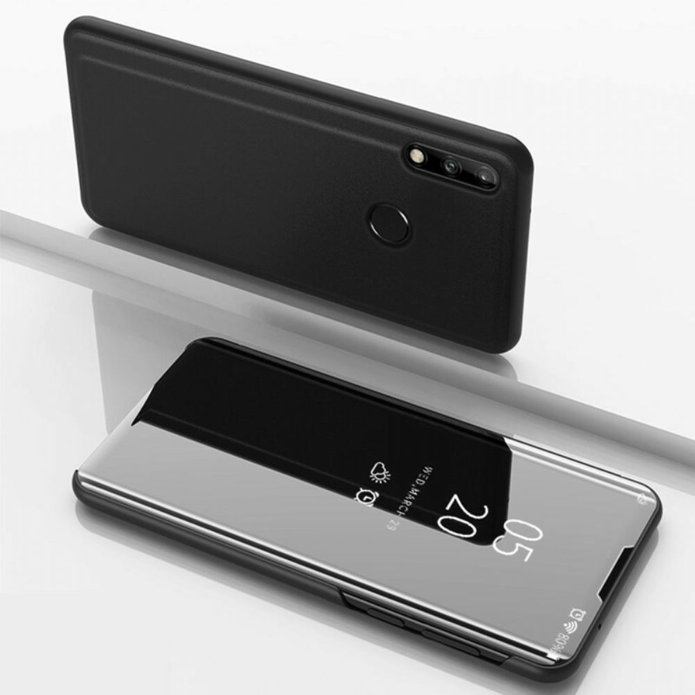 Kryty Na Mobil Na Huawei P40 Lite E / Huawei Y7p Zrcadlo A Umělá Kůže