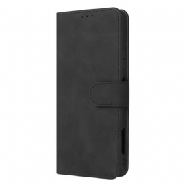 Flipové Pouzdro Na Sony Xperia Pro-I Dotek Pokožky