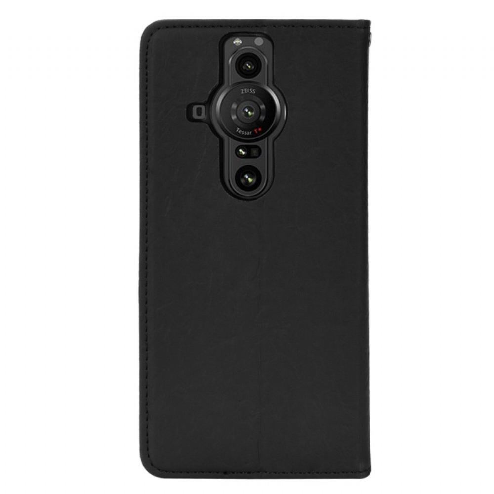 Kryty Na Mobil Na Sony Xperia Pro-I Flipové Pouzdro Umělá Kůže Bicolor Oblique