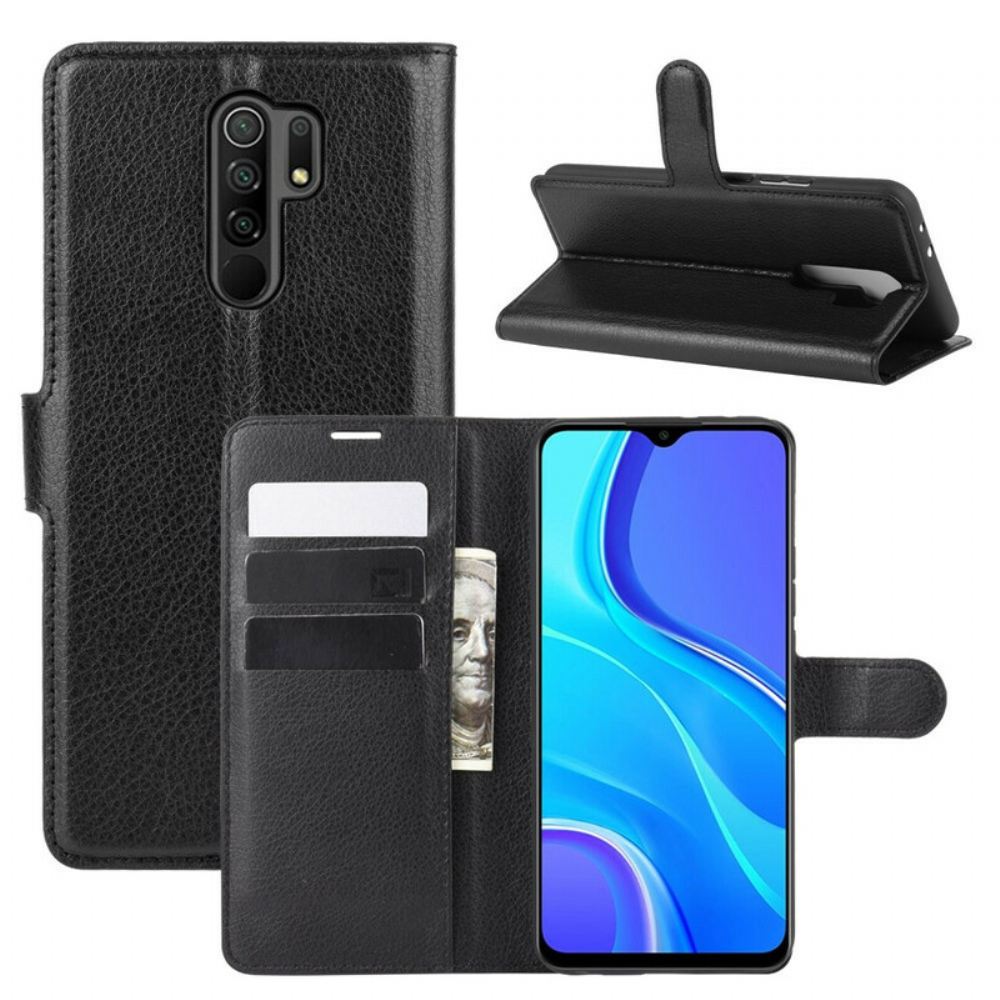 Flipové Pouzdro Na Xiaomi Redmi 9 Klasická Umělá Kůže