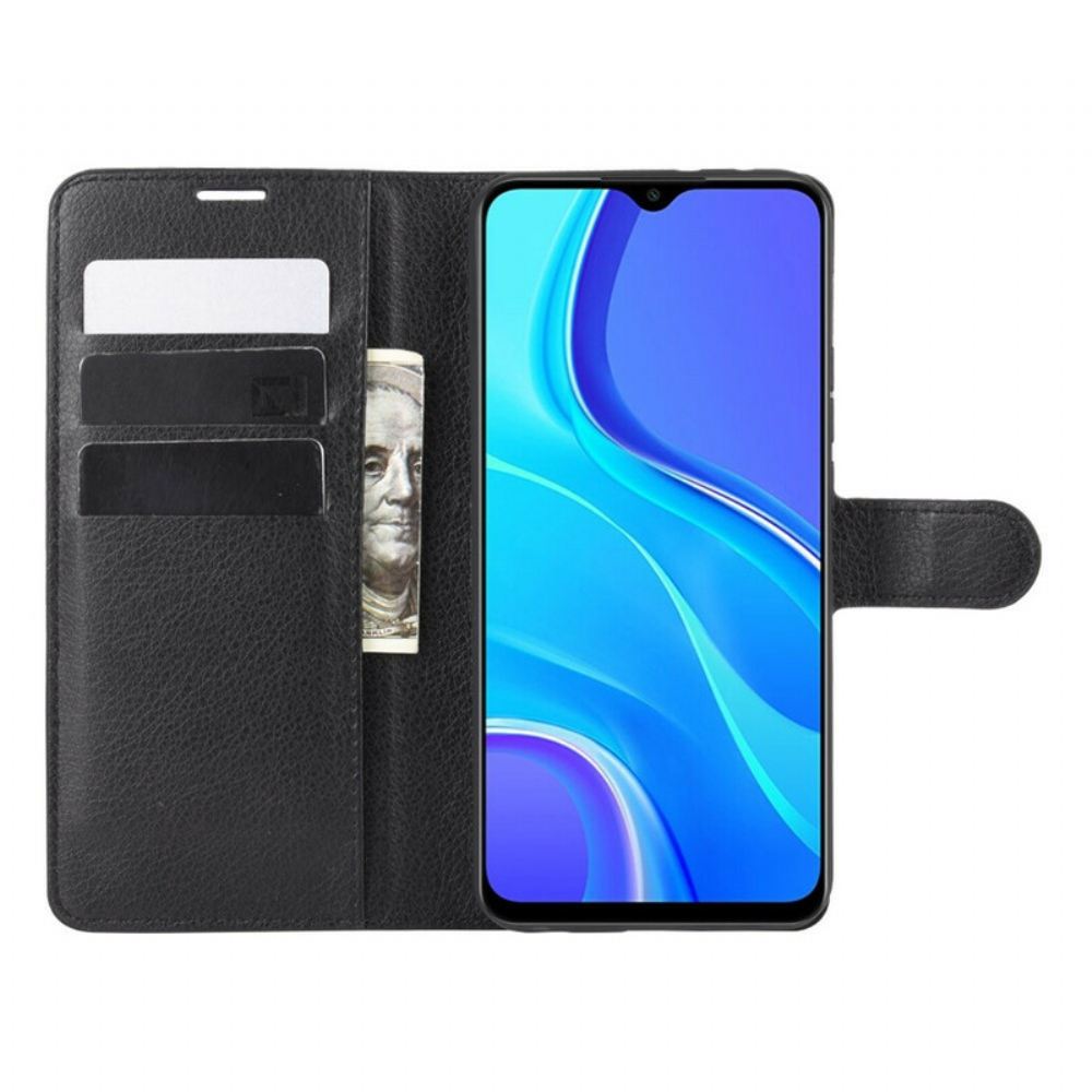 Flipové Pouzdro Na Xiaomi Redmi 9 Klasická Umělá Kůže