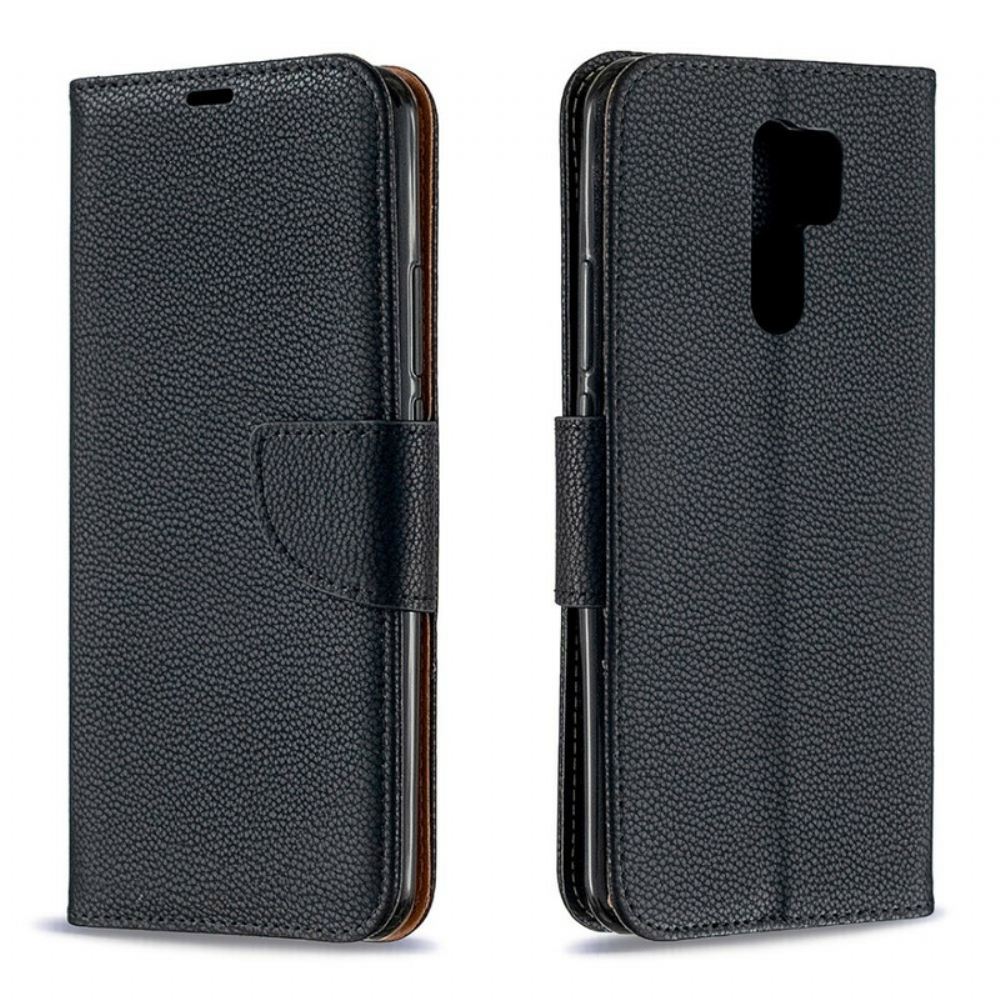 Flipové Pouzdro Na Xiaomi Redmi 9 Kožené Pouzdro Liči Klapka Šikmá