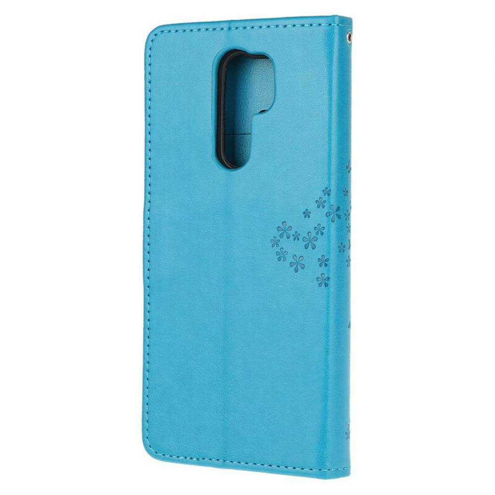 Flipové Pouzdro Na Xiaomi Redmi 9 Na Lana Strom A Sovy