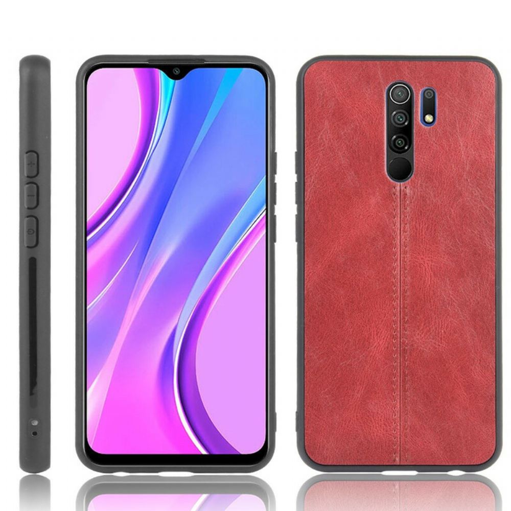 Kryt Na Xiaomi Redmi 9 Efekt Kůže Ve Švu