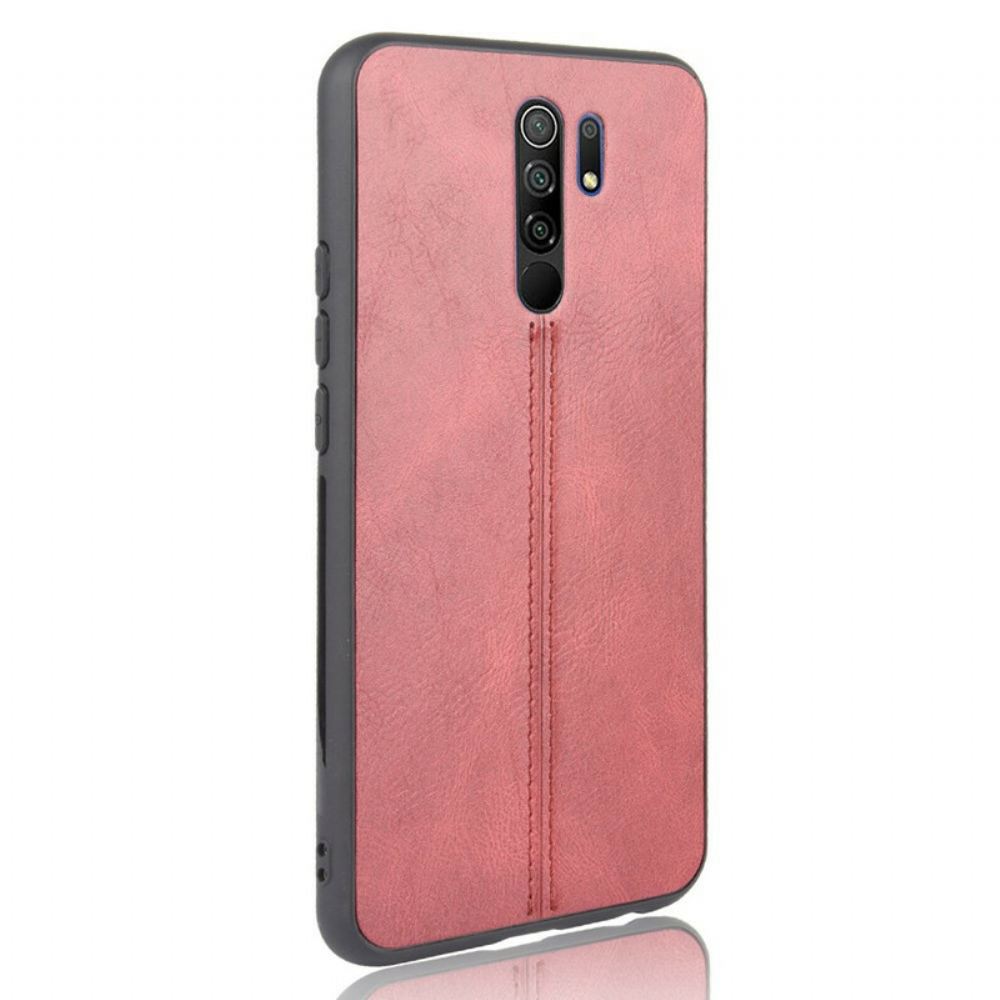 Kryt Na Xiaomi Redmi 9 Efekt Kůže Ve Švu