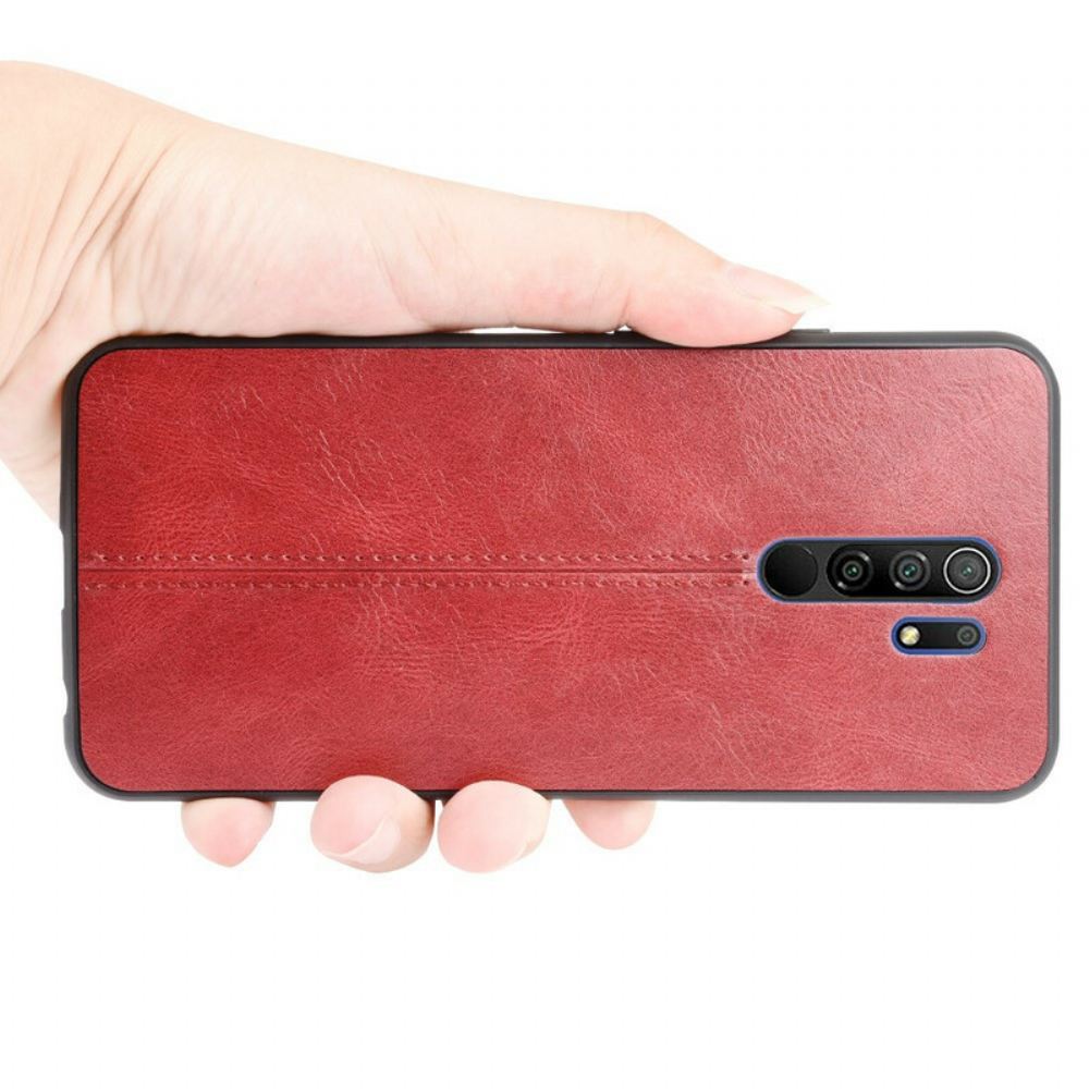 Kryt Na Xiaomi Redmi 9 Efekt Kůže Ve Švu