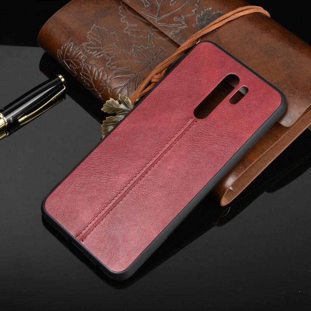Kryt Na Xiaomi Redmi 9 Efekt Kůže Ve Švu