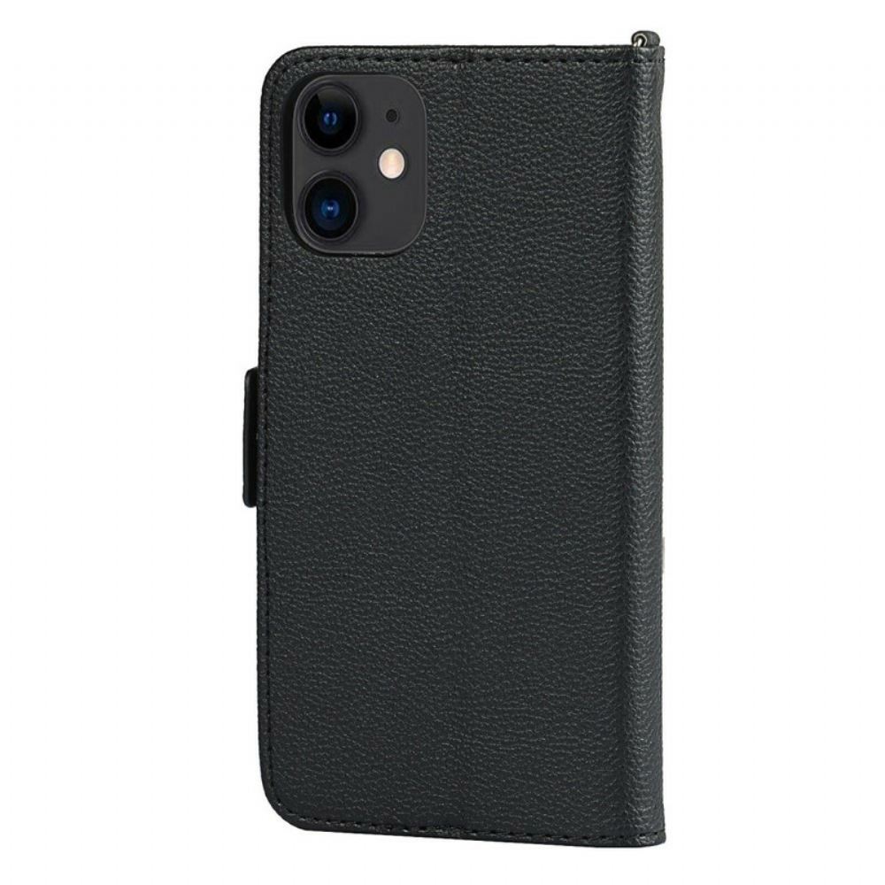 Flipové Pouzdro Na iPhone 12 Mini Na Lana Strappy Heart