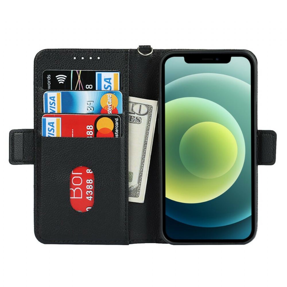 Flipové Pouzdro Na iPhone 12 Mini Na Lana Strappy Heart