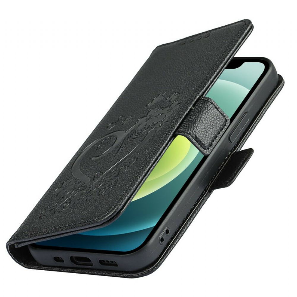Flipové Pouzdro Na iPhone 12 Mini Na Lana Strappy Heart