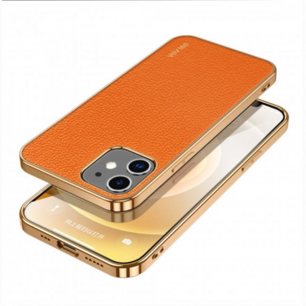 Kryt Na iPhone 12 Mini Styl Kůže Sulada