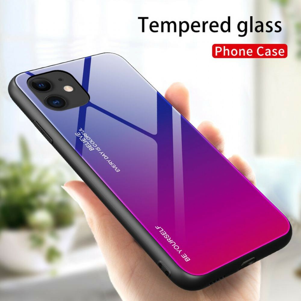 Kryt Na iPhone 12 Mini Tvrzené Sklo Buďte Sami Sebou