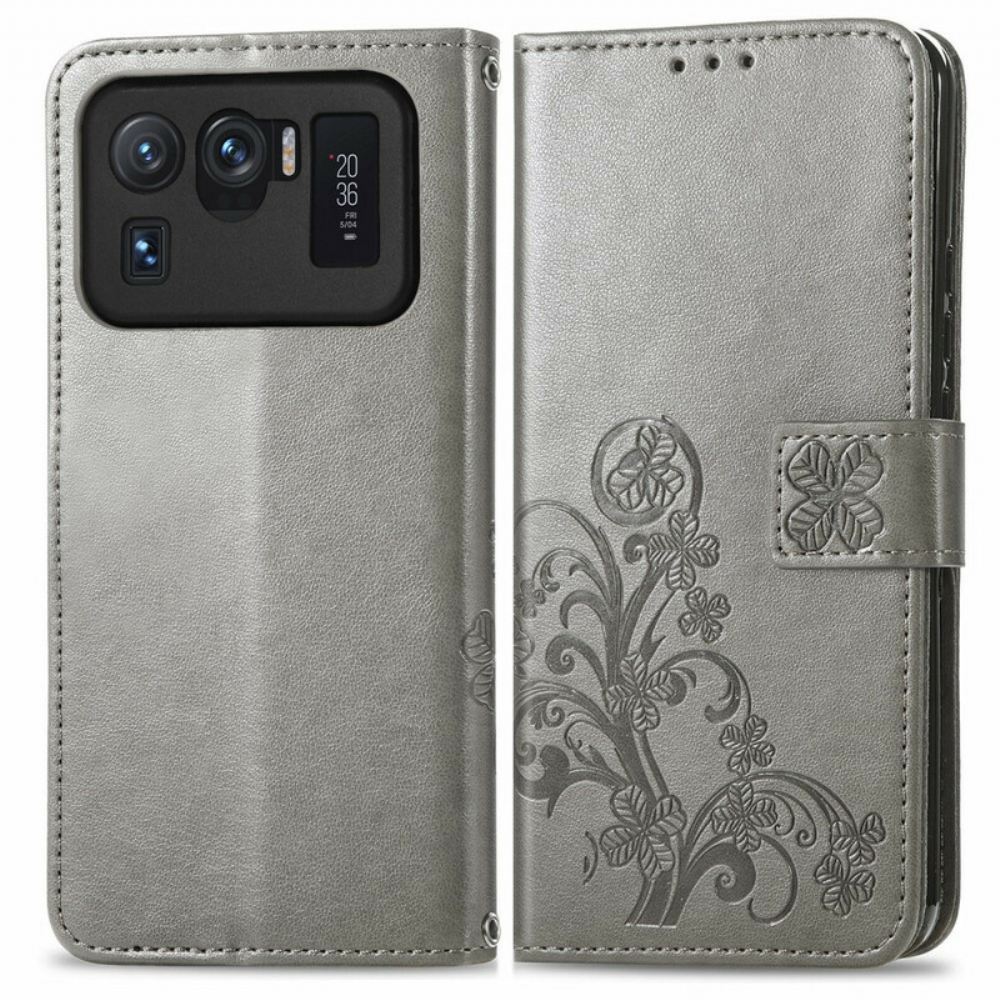 Flipové Pouzdro Na Xiaomi Mi 11 Ultra Asijské Květiny