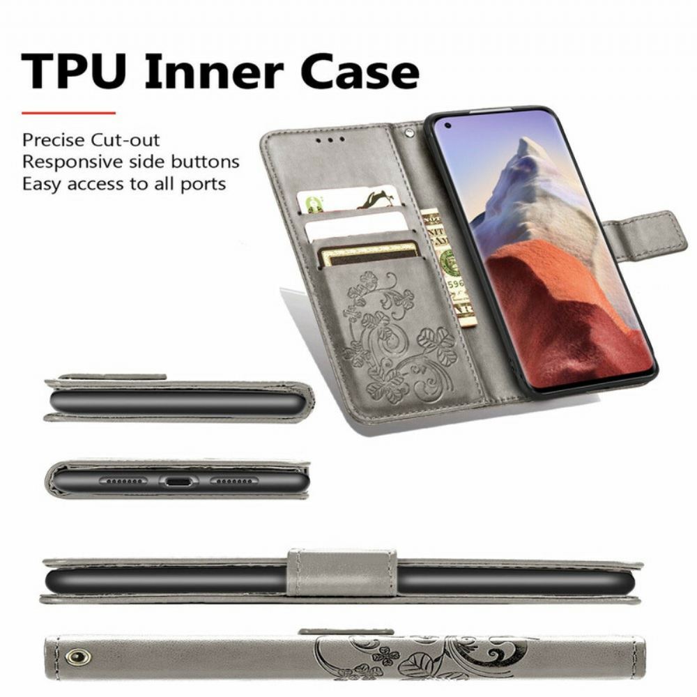 Flipové Pouzdro Na Xiaomi Mi 11 Ultra Asijské Květiny