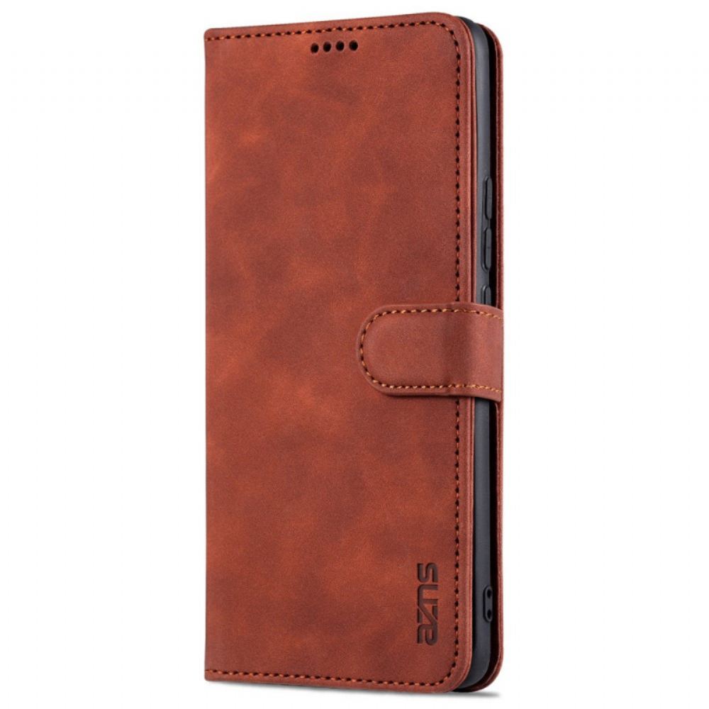 Flipové Pouzdro Na Xiaomi Mi 11 Ultra Kožený Efekt Azns