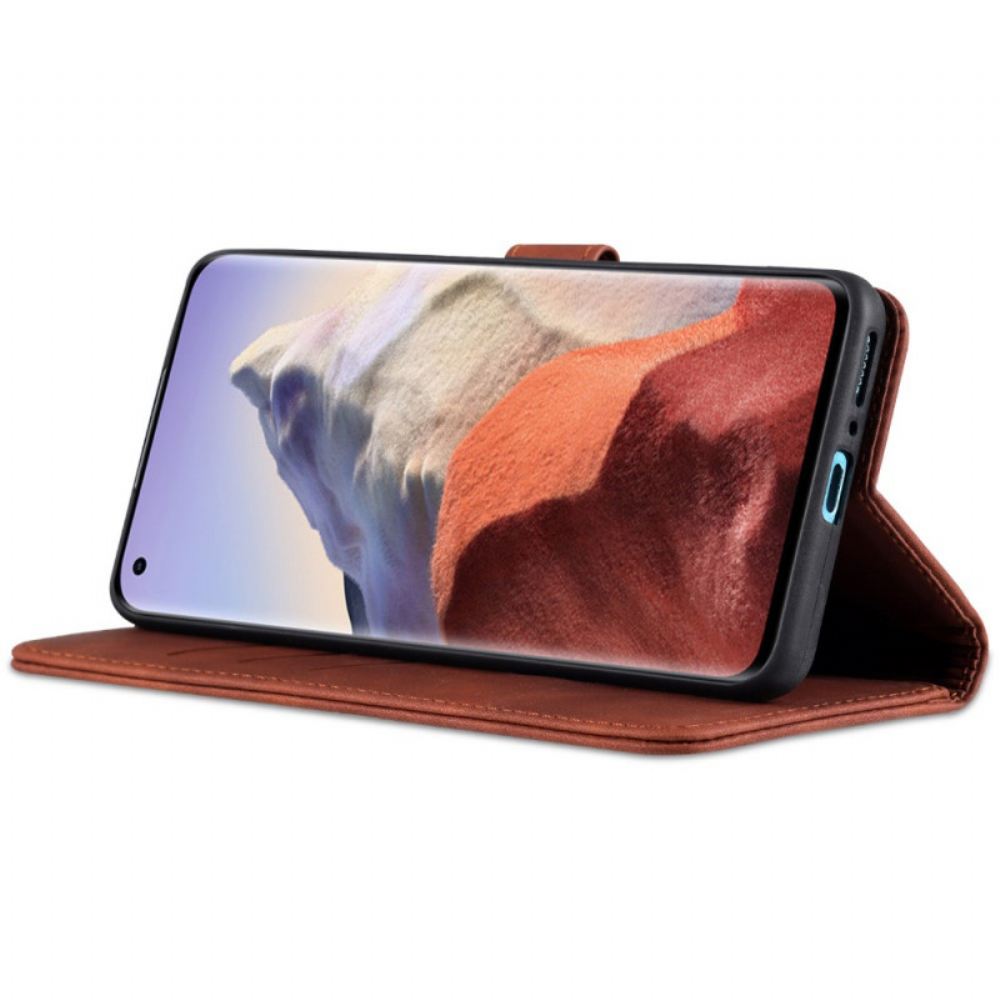 Flipové Pouzdro Na Xiaomi Mi 11 Ultra Kožený Efekt Azns