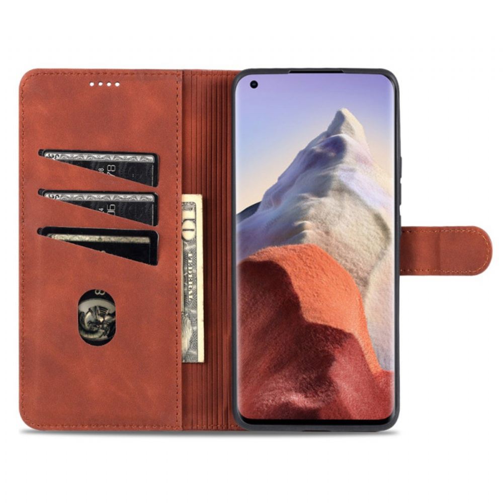 Flipové Pouzdro Na Xiaomi Mi 11 Ultra Kožený Efekt Azns