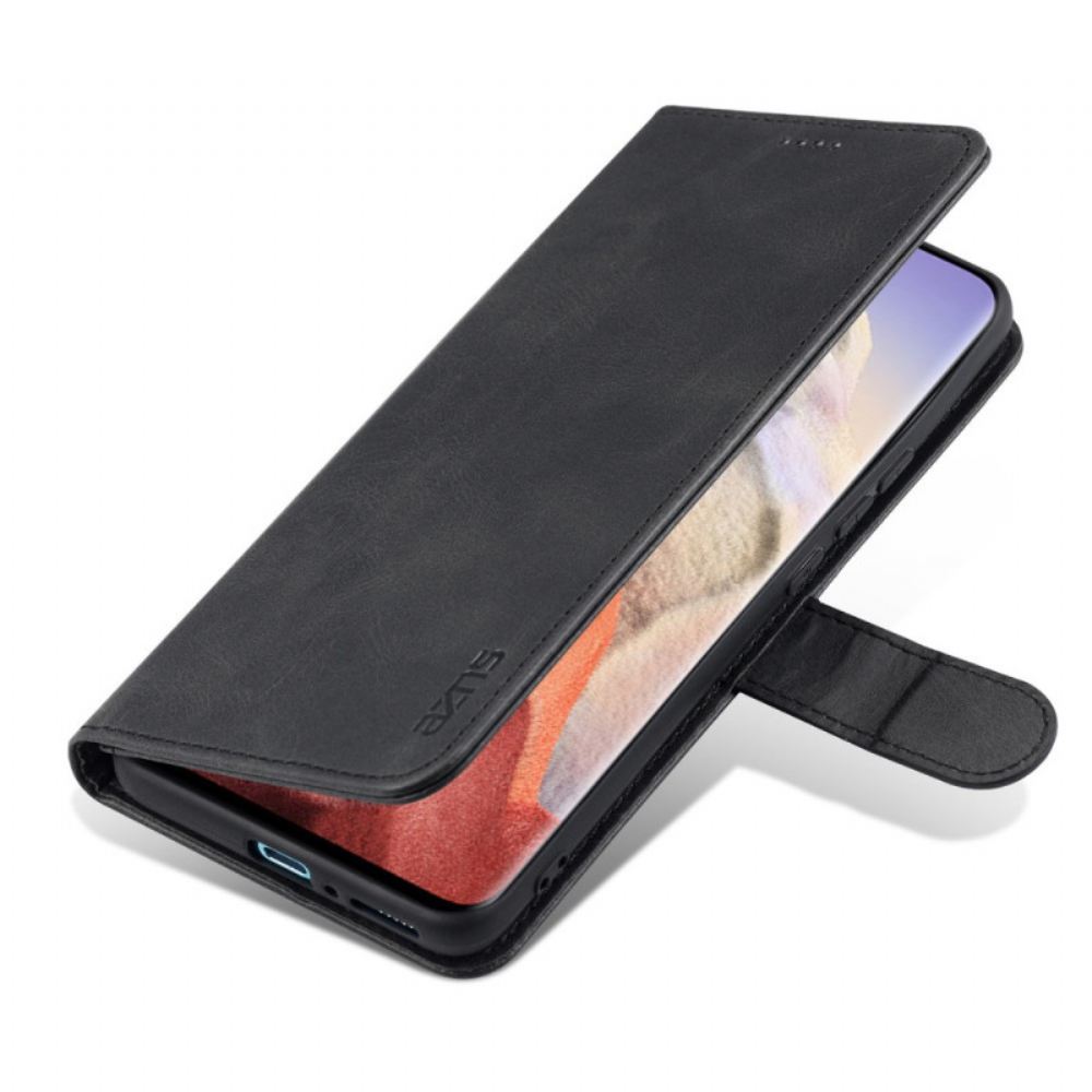 Flipové Pouzdro Na Xiaomi Mi 11 Ultra Kožený Efekt Azns