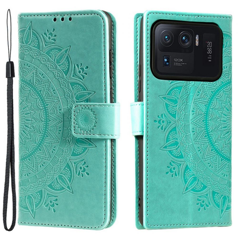 Flipové Pouzdro Na Xiaomi Mi 11 Ultra Mandala Slunce