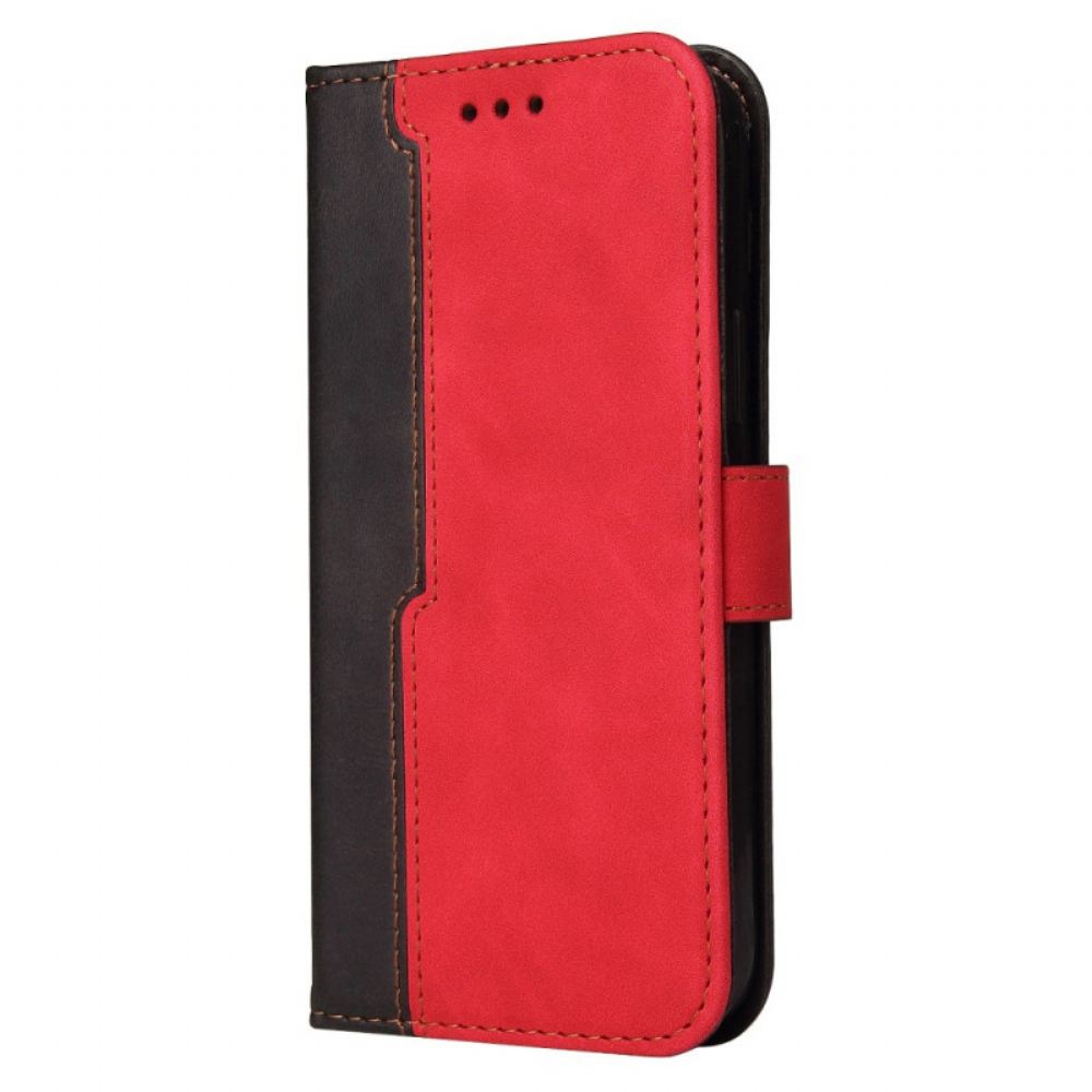 Kožené Pouzdro Na Xiaomi Mi 11 Ultra Dvoubarevná