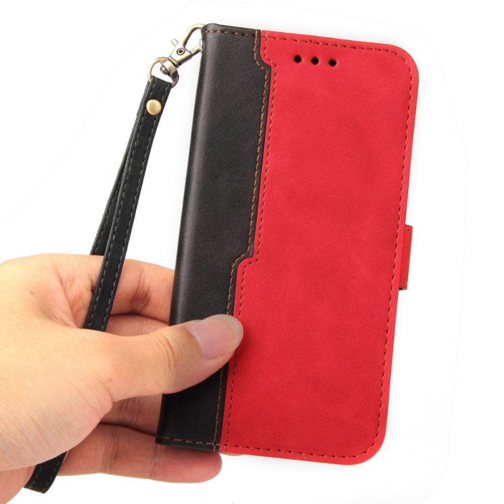 Kožené Pouzdro Na Xiaomi Mi 11 Ultra Dvoubarevná