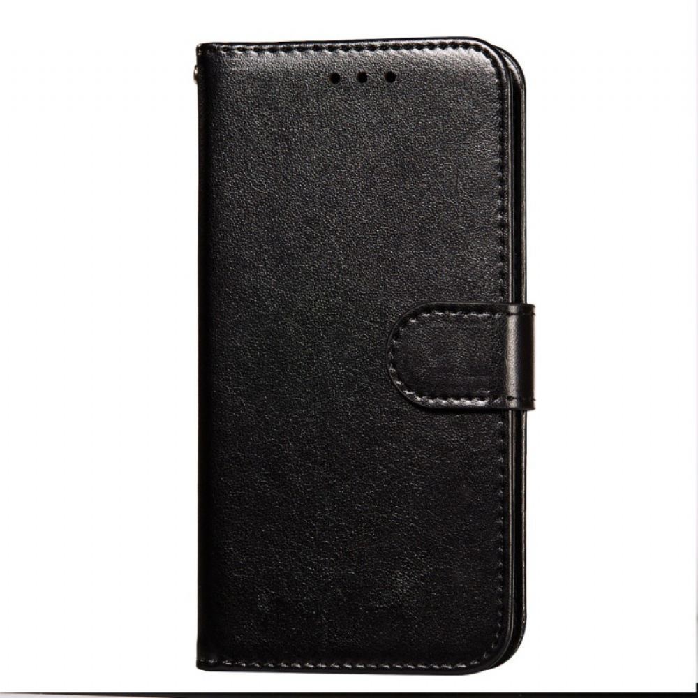 Kožené Pouzdro Na Xiaomi Mi 11 Ultra Jednobarevný Kožený Styl