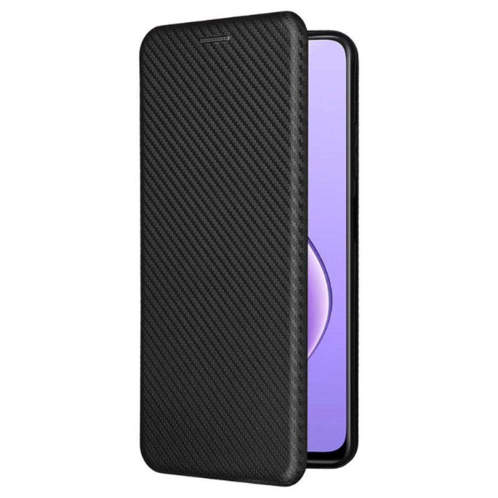 Kožené Pouzdro Realme 12 / 12x 5g Kryty Na Mobil Uhlíkové Vlákno