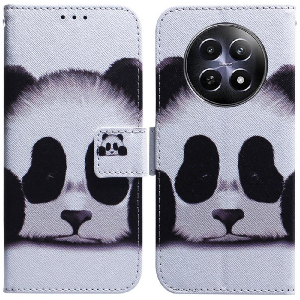 Kožený Kryt Na Realme 12 / 12x 5g Panda