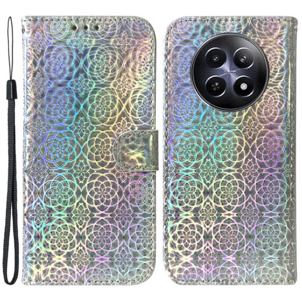 Peněženková Pouzdra Realme 12 / 12x 5g Strappy Disco Style