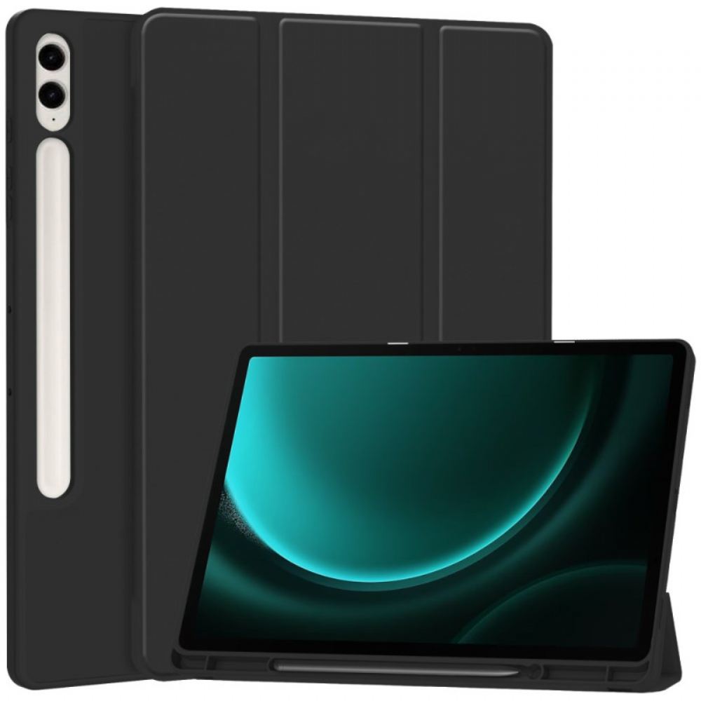 Samsung Galaxy Tab S9 Fe Plus Pouzdro Na Tužku Z Umělé Kůže