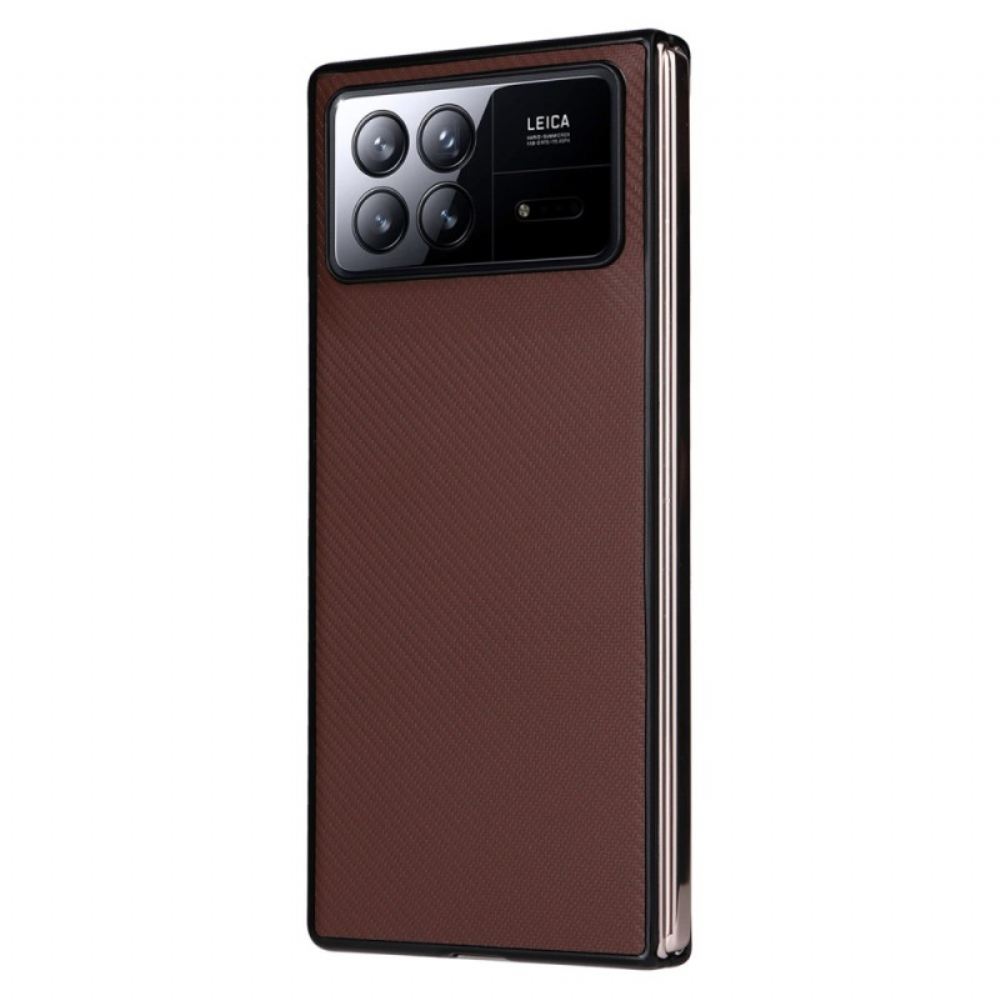 Kryt Xiaomi Mix Fold 3 Textura Uhlíkových Vláken