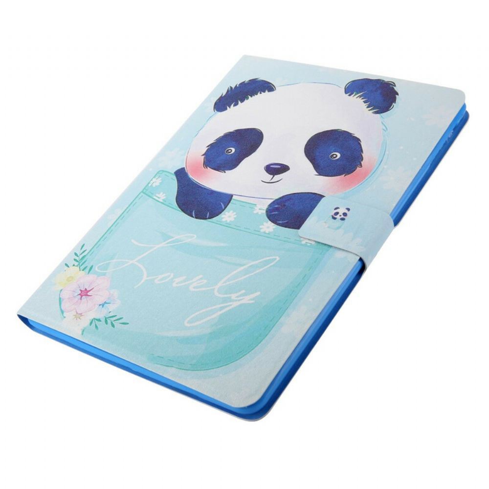 Flipové Pouzdro Na iPad 10.2" (2020) (2019) / Air 10.5" / Pro 10.5" Panda