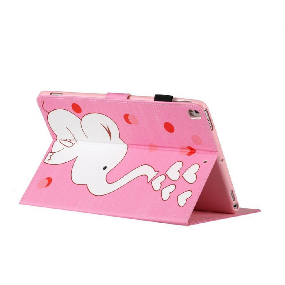 Flipové Pouzdro Na iPad 10.2" (2020) (2019) / Air 10.5" / Pro 10.5" Sloní Srdce