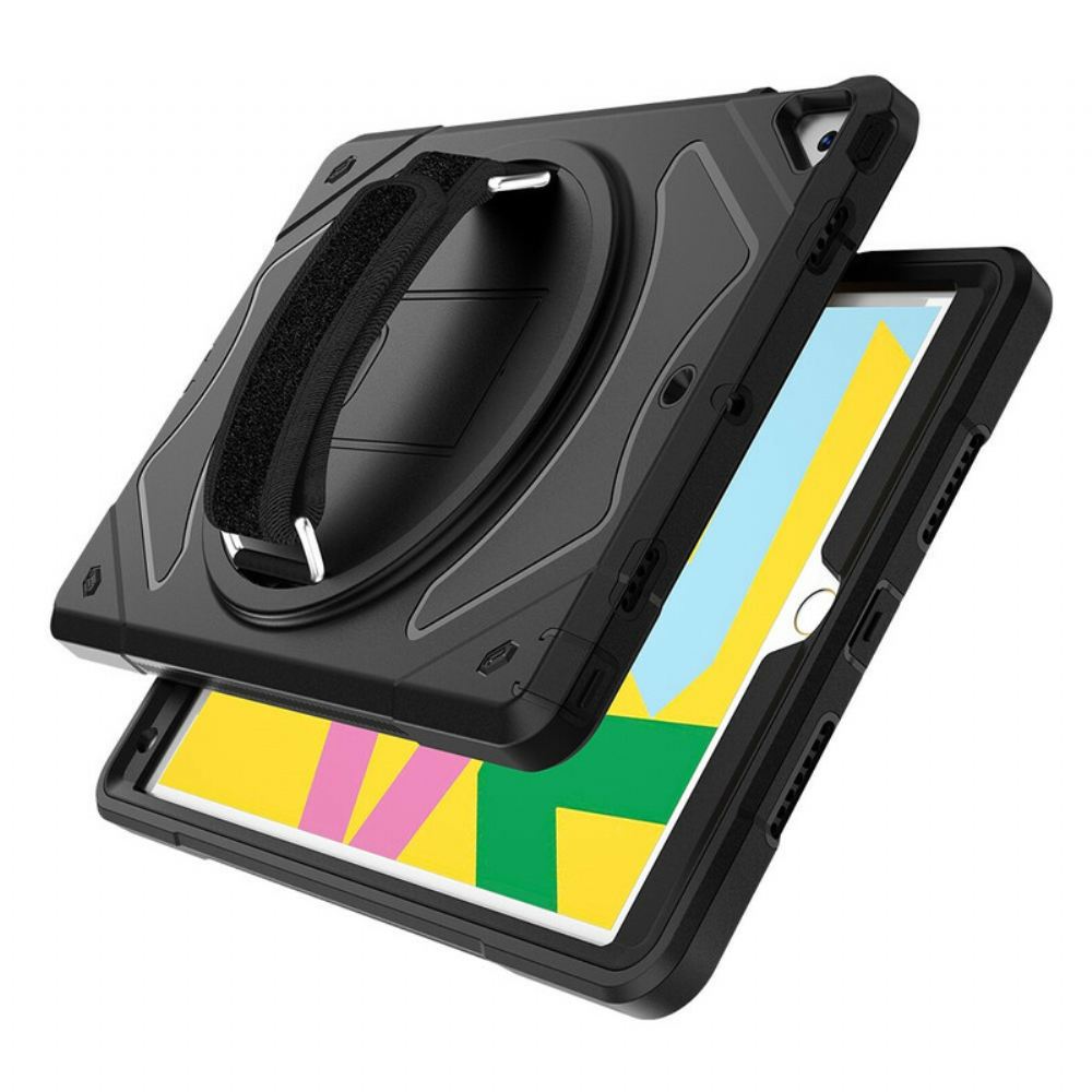 Kryt Na iPad 10.2" (2020) (2019) / Air 10.5" / Pro 10.5" Prémiový Popruh A Ramenní Popruh