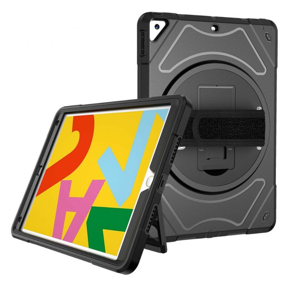 Kryt Na iPad 10.2" (2020) (2019) / Air 10.5" / Pro 10.5" Prémiový Popruh A Ramenní Popruh