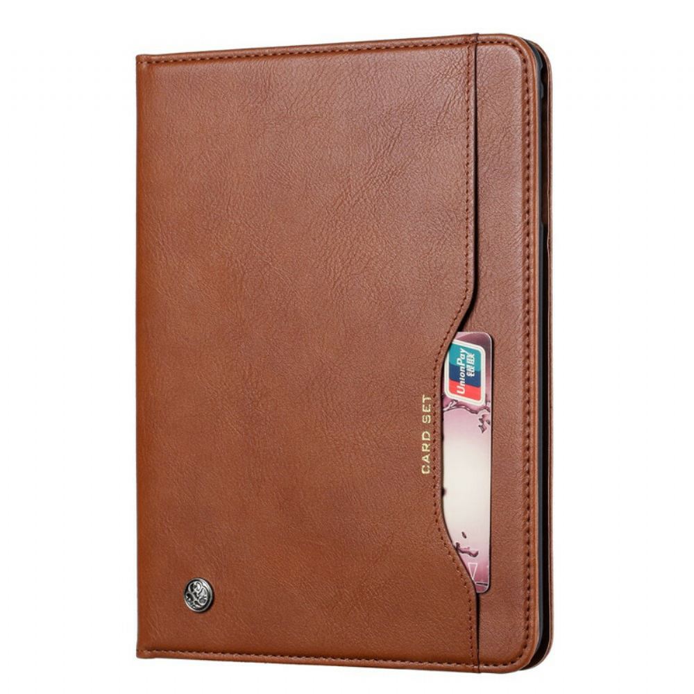 Pouzdra Na iPad 10.2" (2020) (2019) / Air 10.5" / Pro 10.5" Aktovka S Koženým Efektem