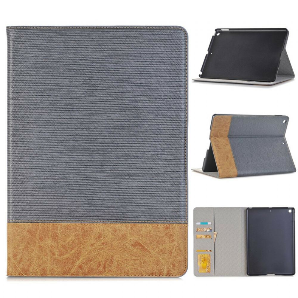 Pouzdra Na iPad 10.2" (2020) (2019) / Air 10.5" / Pro 10.5" Dvoubarevná Textura