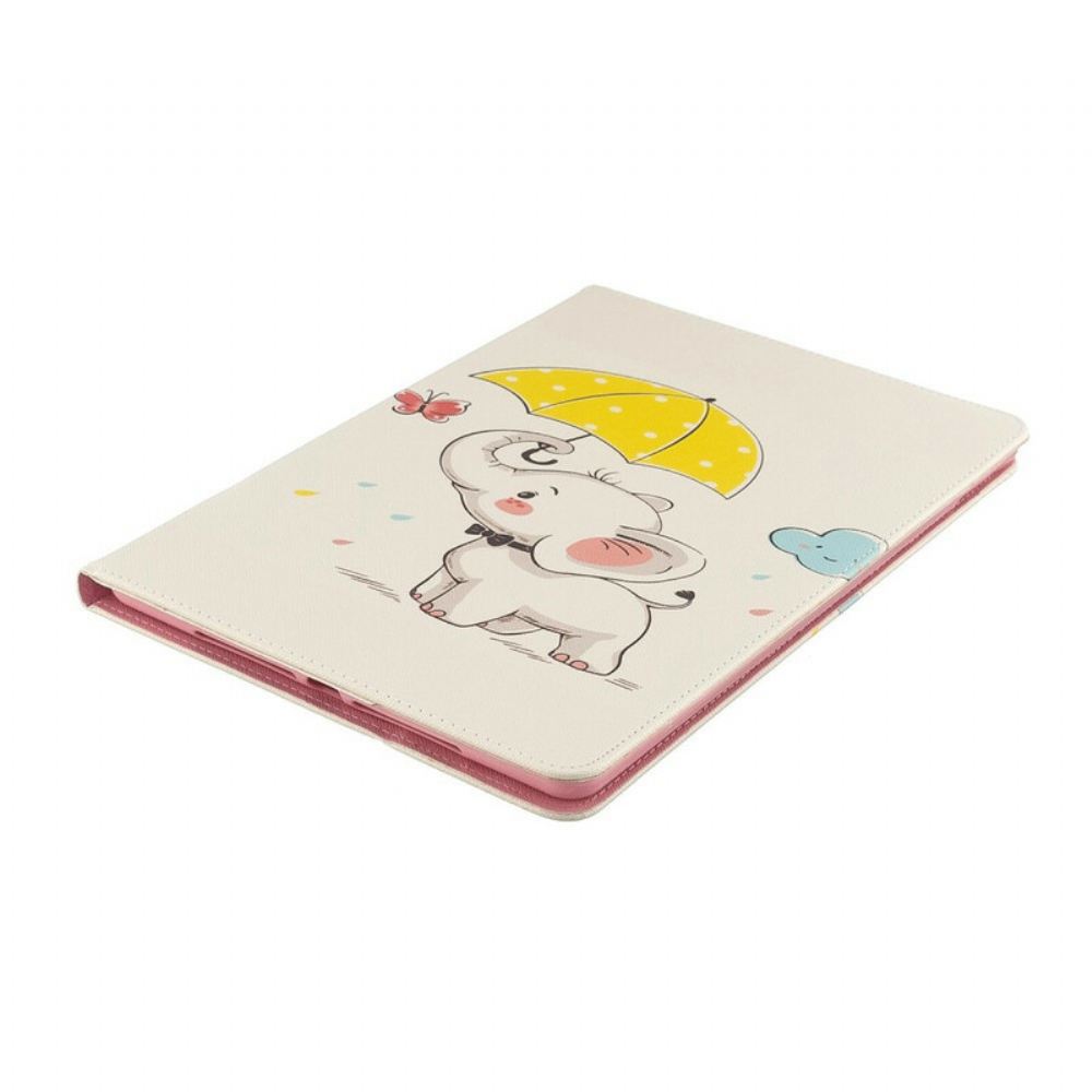 Pouzdra Na iPad 10.2" (2020) (2019) / Air 10.5" / Pro 10.5" Slon V Dešti