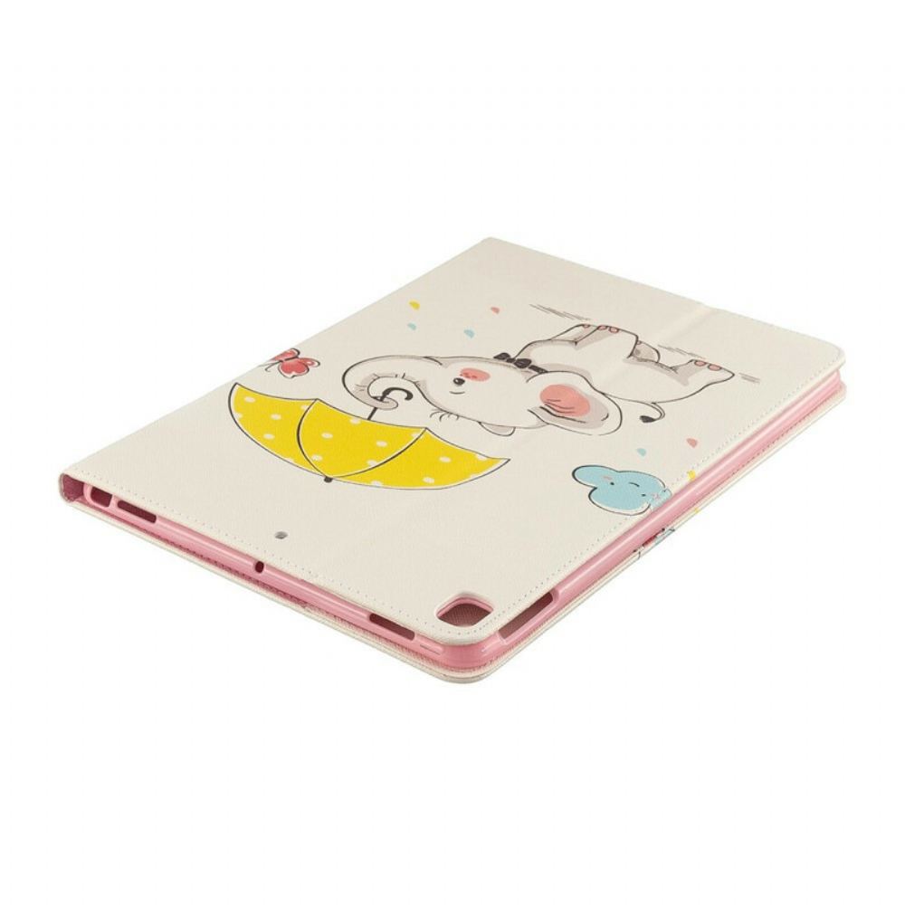 Pouzdra Na iPad 10.2" (2020) (2019) / Air 10.5" / Pro 10.5" Slon V Dešti