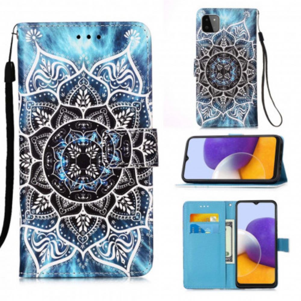 Flipové Pouzdro Na Samsung Galaxy A22 5G Mandala Na Obloze