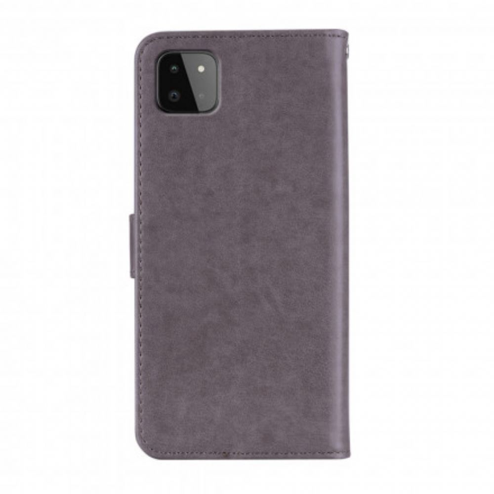 Flipové Pouzdro Na Samsung Galaxy A22 5G Mandala Sova A Šňůrka