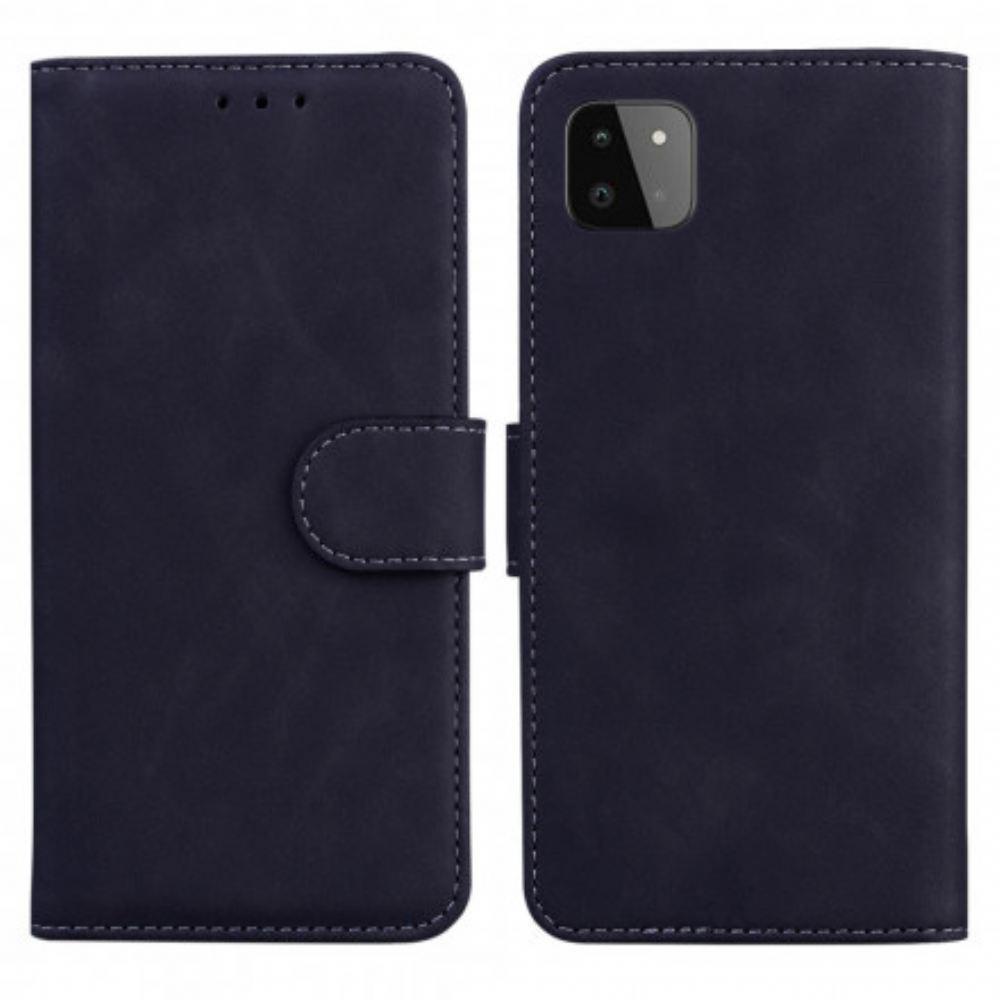 Flipové Pouzdro Na Samsung Galaxy A22 5G Vintage Couture Kožený Styl