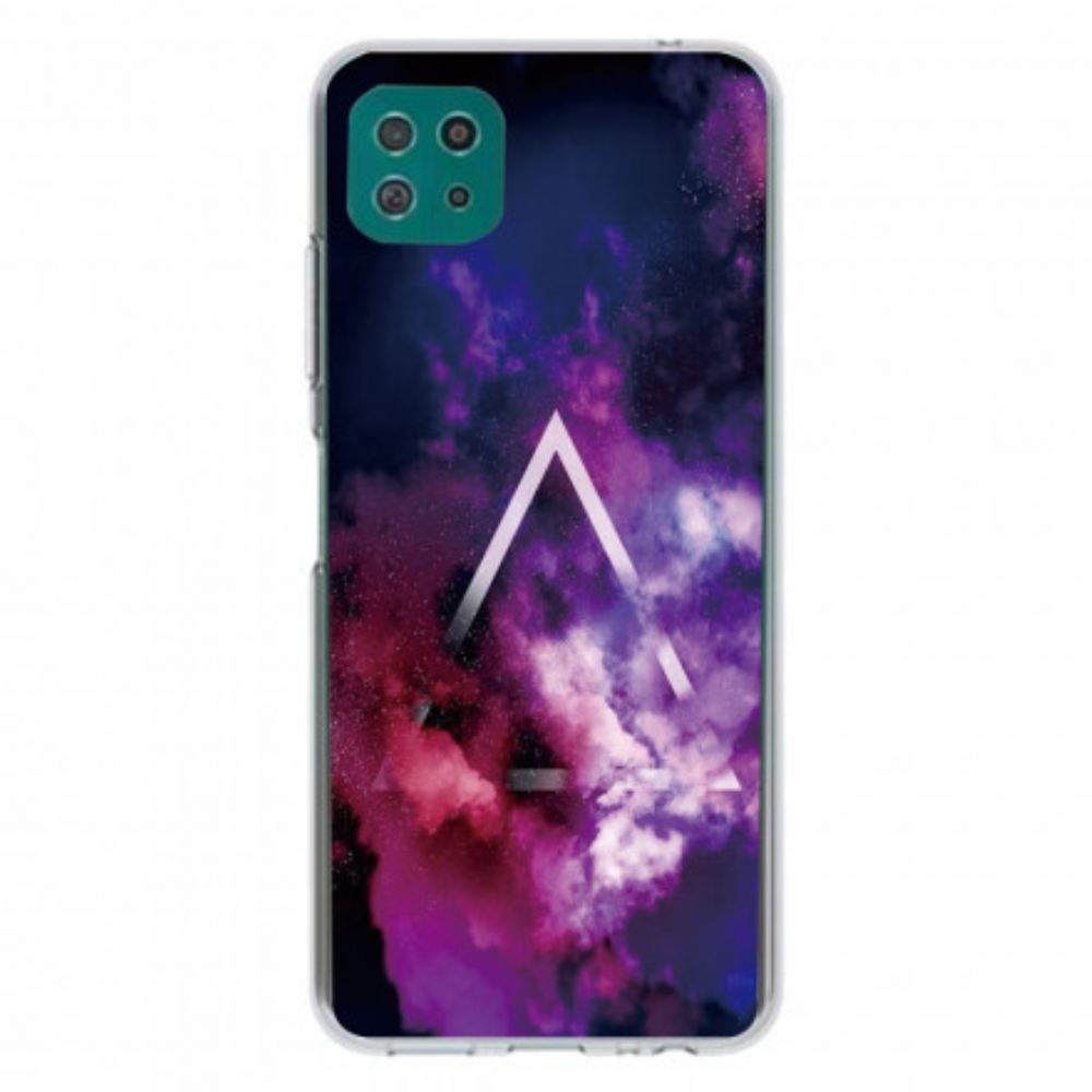 Kryt Na Samsung Galaxy A22 5G Flexibilní Geometrie