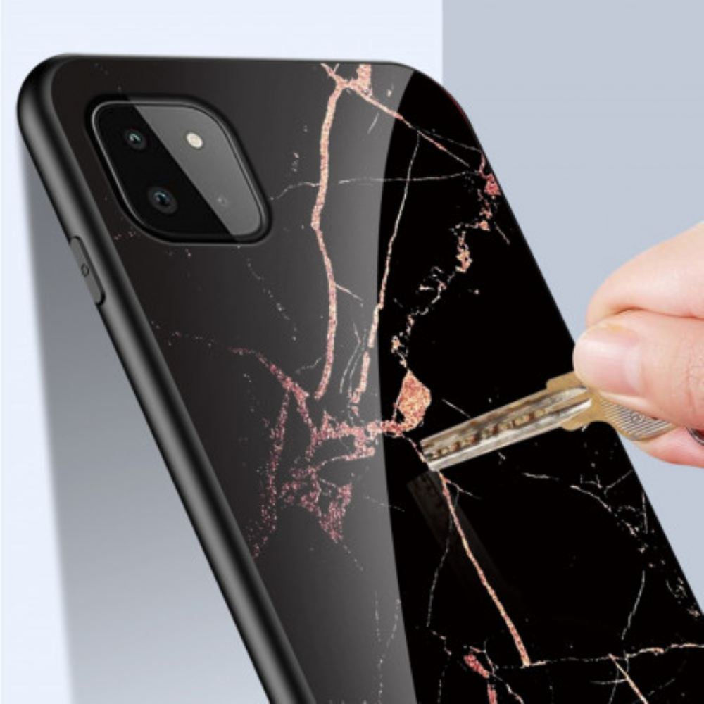 Kryt Na Samsung Galaxy A22 5G Prémiové Barevné Tvrzené Sklo