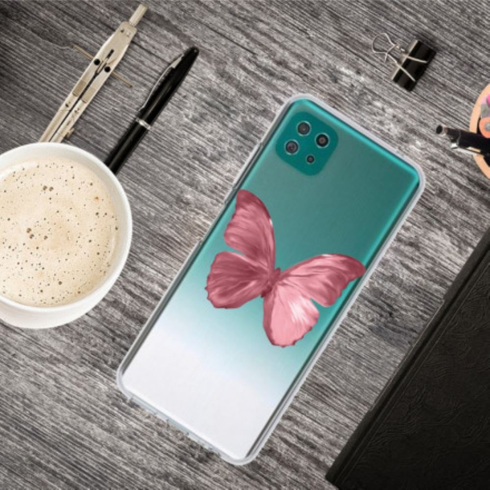 Kryty Na Mobil Na Samsung Galaxy A22 5G Motýlí Hadice