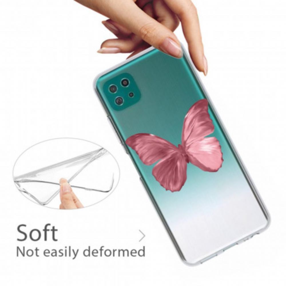 Kryty Na Mobil Na Samsung Galaxy A22 5G Motýlí Hadice