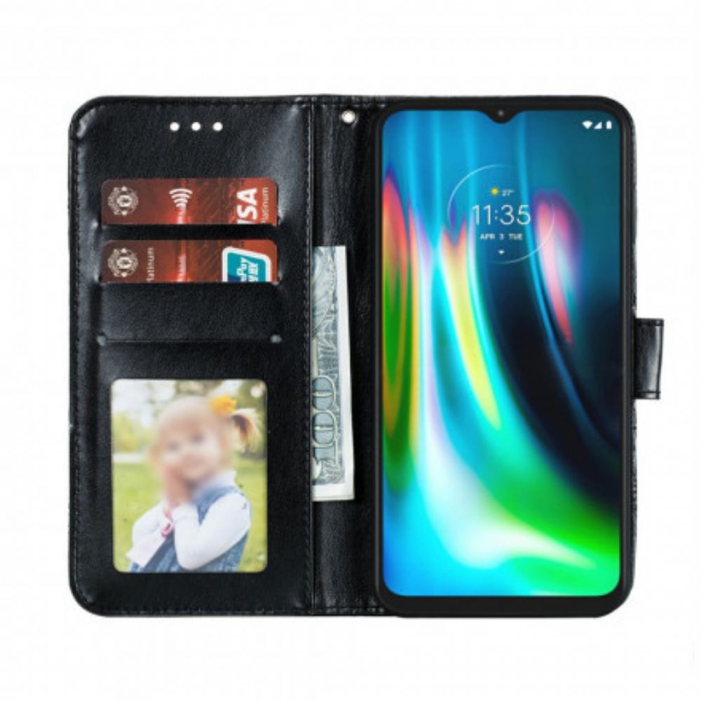 Flipové Pouzdro Na Moto G9 Play Celá Mandala