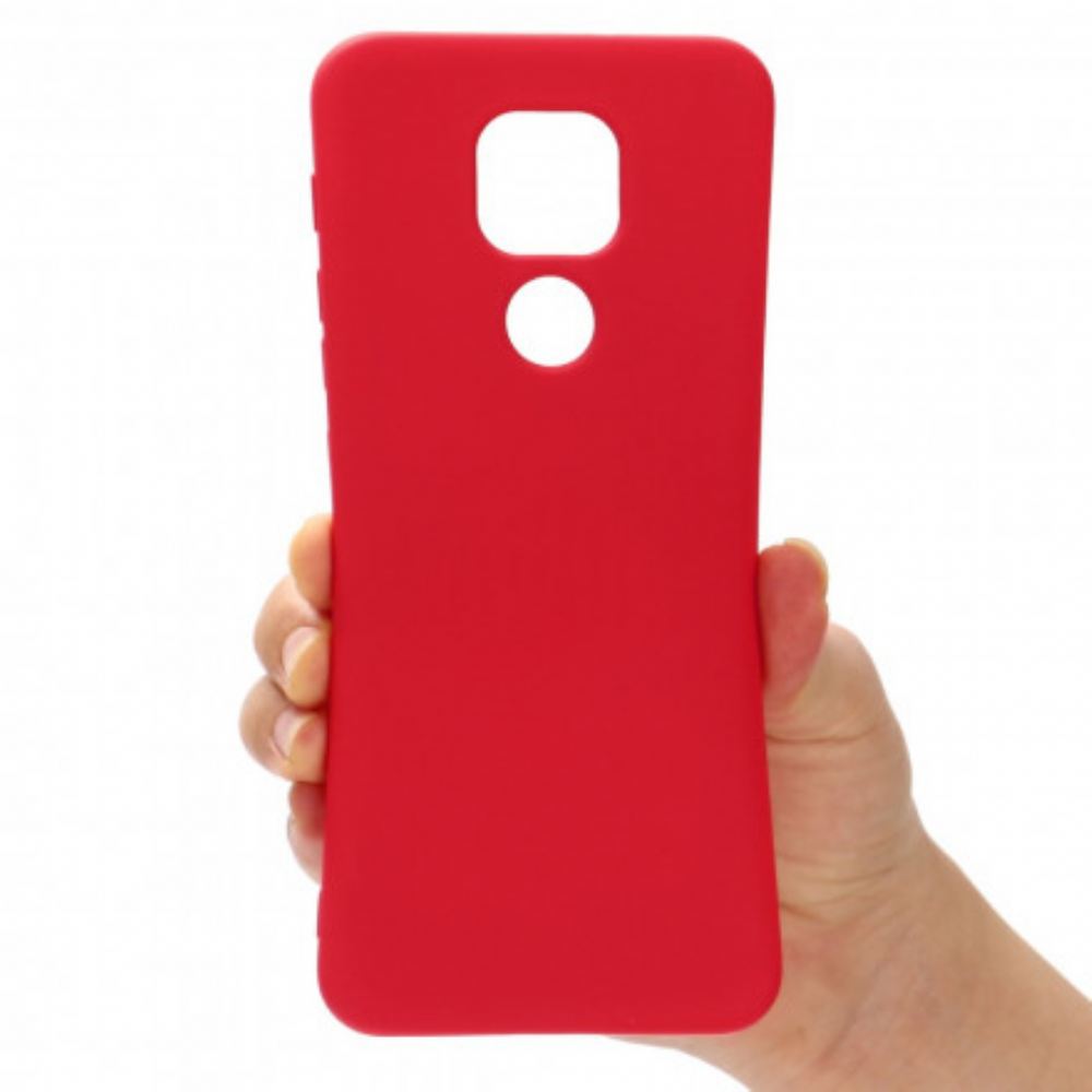 Kryt Na Moto G9 Play Tekutý Silikonový Design Se Šňůrkou